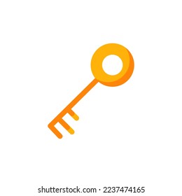 key icon on a white background, vector illustration