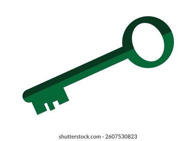 key icon on white background. flat style key icon.