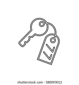 key icon on white background