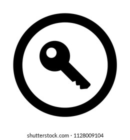 key icon outline vector