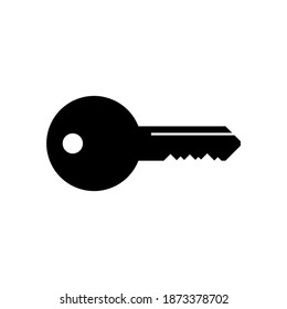 key icon. privacy symbol isolated on white background. vector illustration