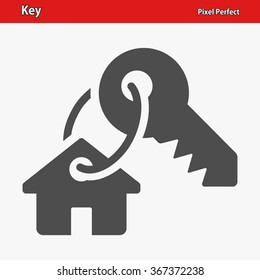 Key Icon. Professional, pixel perfect icons optimized for both large and small resolutions. EPS 8 format.