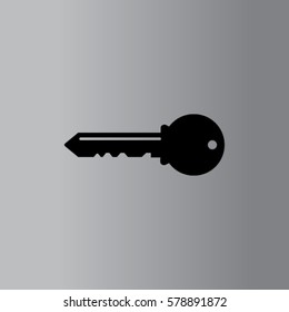 Key icon, secret vector illustration