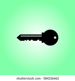 Key icon, secret vector illustration