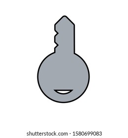 Key Icon for Security and Password