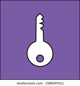 Key Icon for Security and Password