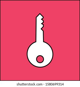 Key Icon for Security and Password