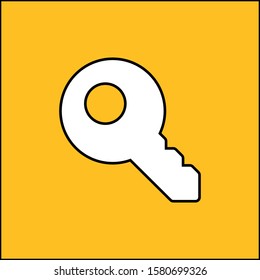 Key Icon for Security and Password