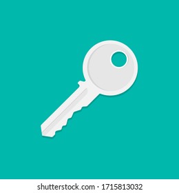 
Key icon, security sign design. Protection. Castle. Stock vector illustration.