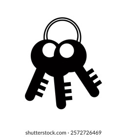 Key icon, security sign design. Protection. Lock.