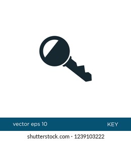 key icon security symbol locked logo template
