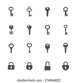 Key icon set