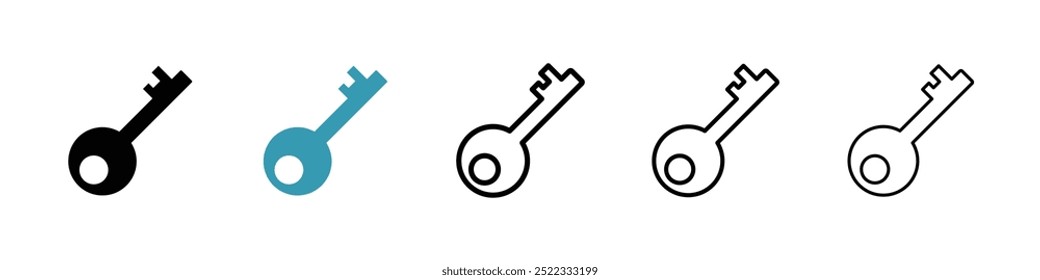 Tastensymbolsatz. Vektorgrafik für Apps und Webdesigns