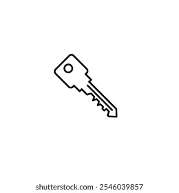 Key icon set. Vector illustration.