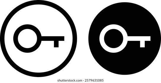 key icon set. Key vector icon. key lock icon , access account login password icons. Key symbol
