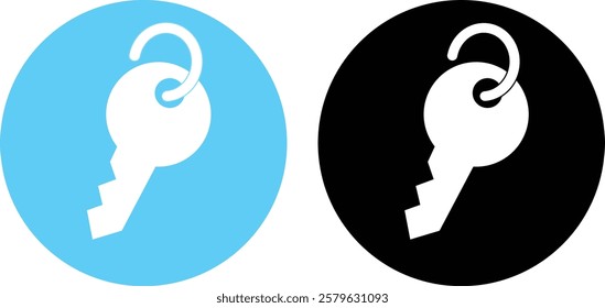 key icon set. Key vector icon. key lock icon , access account login password icons. Key symbol
