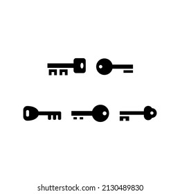 Key Icon Set Vector Symbol Design Illustration