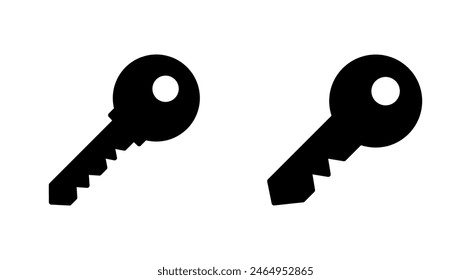 Key icon set. Key vector icon. Key symbol