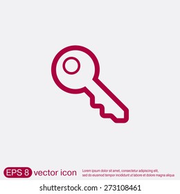key icon sign