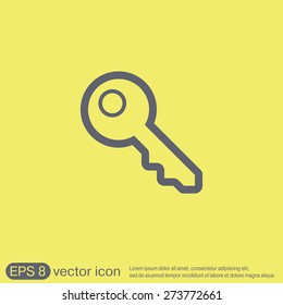 key icon sign