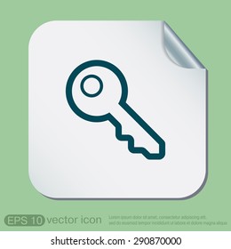 key icon sign