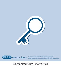 key icon sign