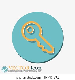 key icon sign