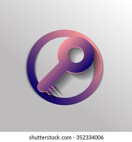 key icon sign