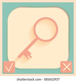 key icon sign