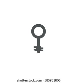 key icon. sign design