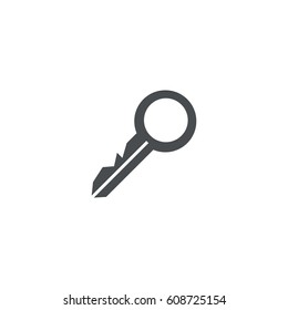 key icon. sign design