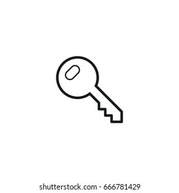 key icon. sign design