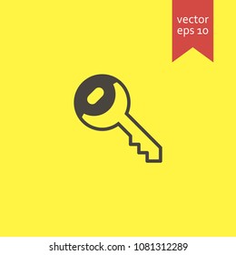 key. key icon. sign design. Vector EPS 10
