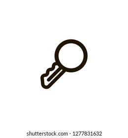 key. key icon. sign design. Vector.