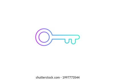 icono de la tecla. diseño de signo. Ilustración vectorial para diseño gráfico, Web, UI,