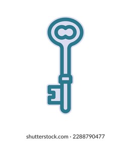 Key icon. sign for mobile concept and web design. vector illustration