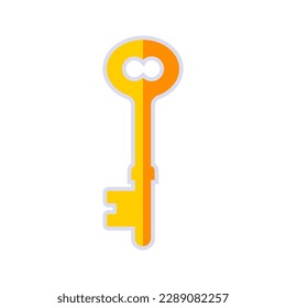 Key icon. sign for mobile concept and web design. vector illustration