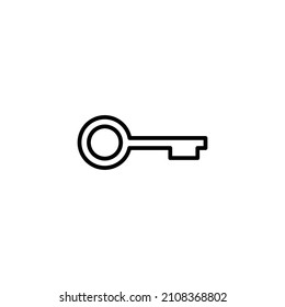 Key icon. Key sign and symbol.