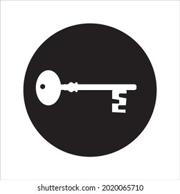 Icono de clave, signo, icono de vector de símbolos