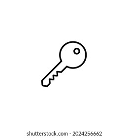 Key icon, key sign vector for web site Computer and mobile app