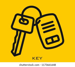 Key icon signs