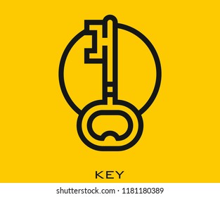 Key icon signs