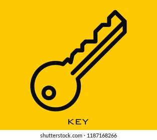 Key icon signs