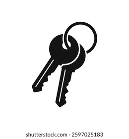 key icon. key silhouette. Lock or unlock sign. Padlock. Lock symbol. Access sign. Private access.