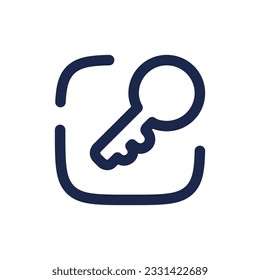 key icon simple design logo