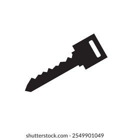 Key icon. Simple illustration  on white background, eps10