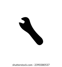 Key icon. Simple style estate company poster background symbol. Key brand logo design element. Key t-shirt printing. Vector for sticker.