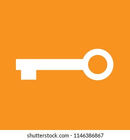 key icon, stock vector illustration, EPS10.