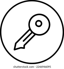icono de clave, vector de stock, logotipo aislado en fondo blanco..eps
