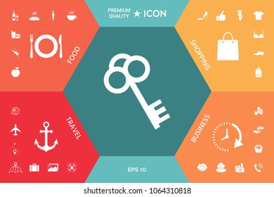 Key icon symbol